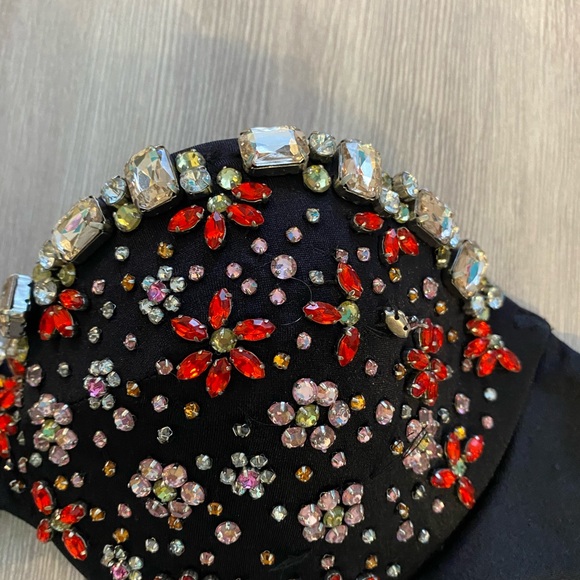 RARE Iconic luxe Very Sexy Halter Victoria’s Secret Jewelled XS-S Bikini Top - Picture 11 of 16